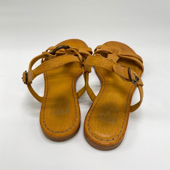 Frye Orange Carson Ring Sling Sandal - Picture 3 of 8